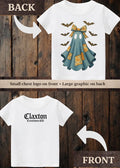 Tiny terror Tee- Halloween patchwork ghost 👻 Claxton Creations GB