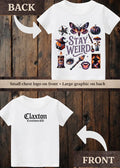 Tiny terror Tee- stay weird ✨ whimsical Halloween 🎃 Claxton Creations GB