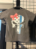 Toddler Skull Tee w/ Bow