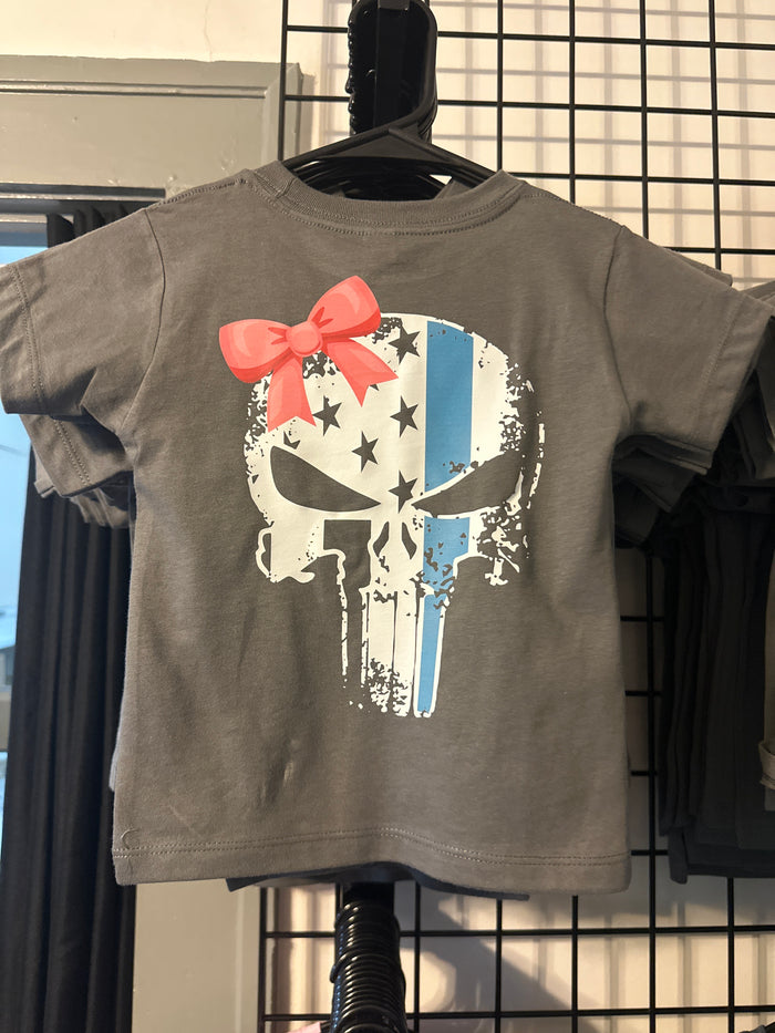 Toddler Skull Tee w/ Bow