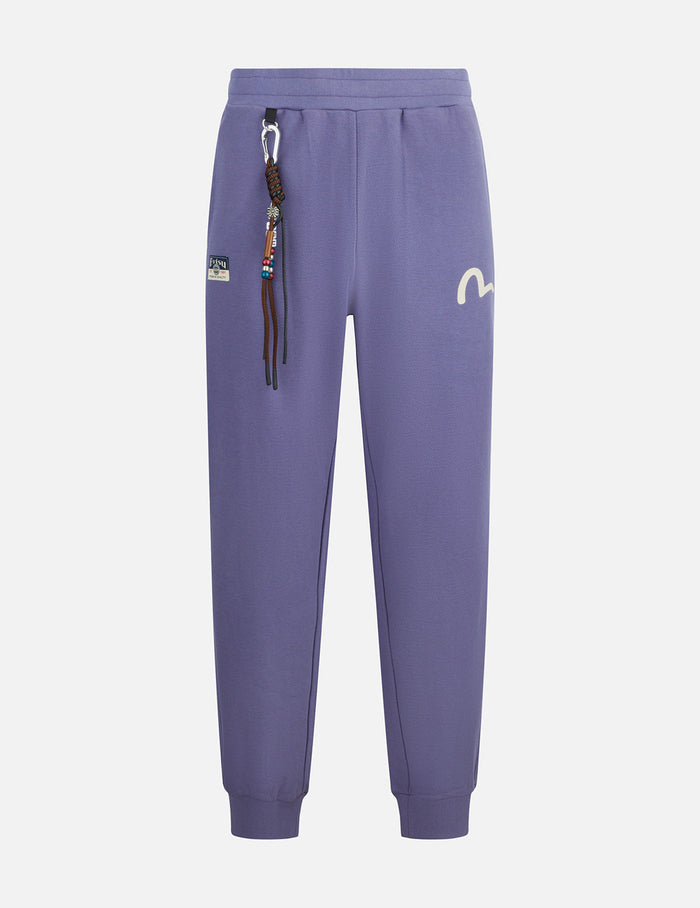 Totem Daruma Print Straight Fit Sweatpants