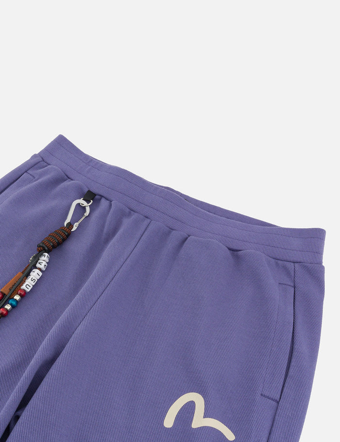 Totem Daruma Print Straight Fit Sweatpants