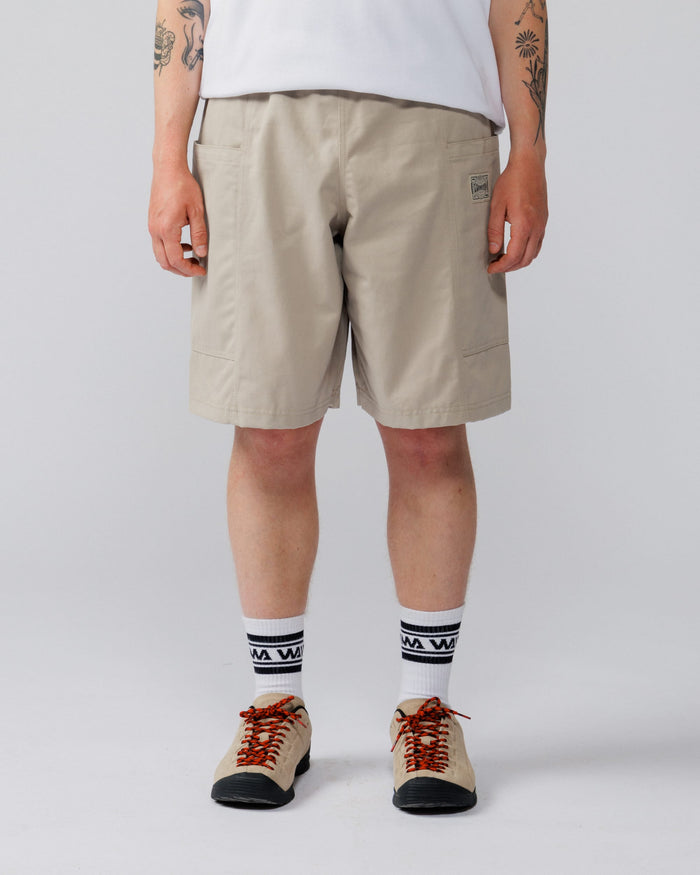 Twill Studio Shorts - Stone