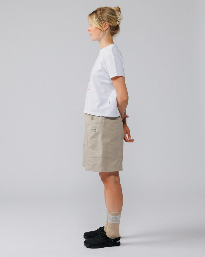Twill Studio Shorts - Stone