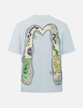 Twisted Rope and Daicock Anchor Print Oversized T-Shirt