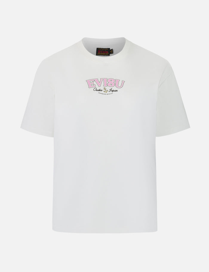 Twisted Rope and Daicock Anchor Print Oversized T-Shirt