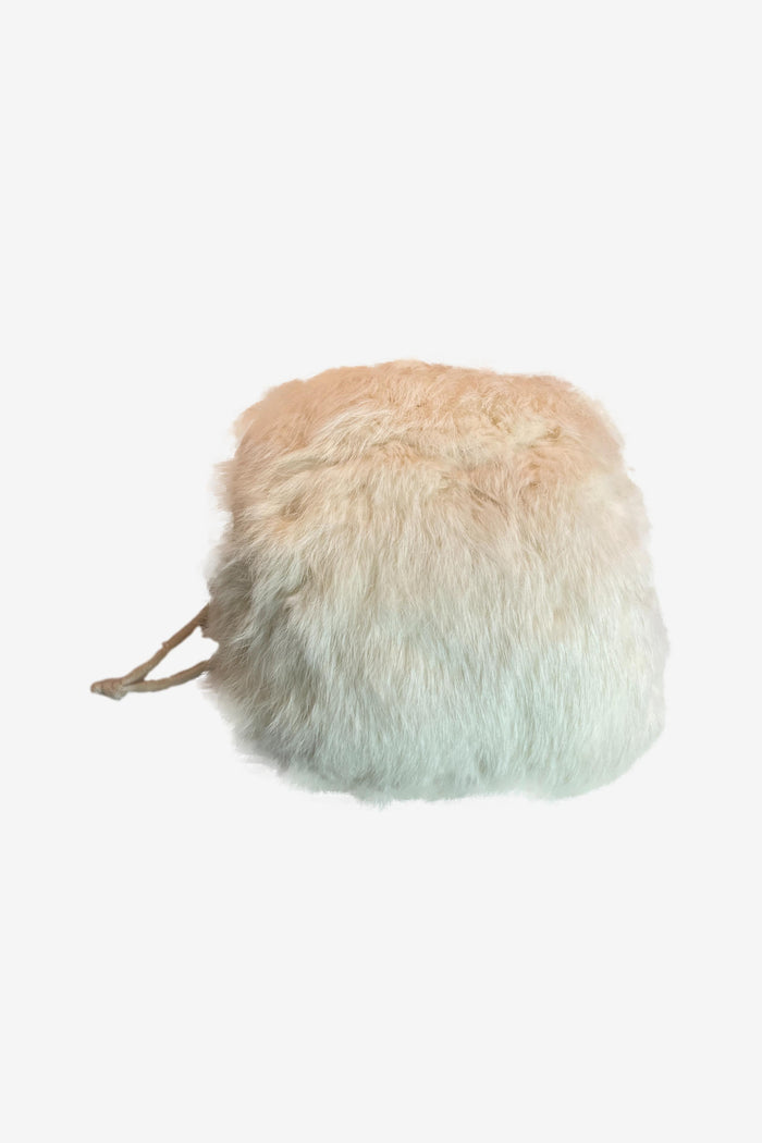 Vintage Cream Fur Muff image 0