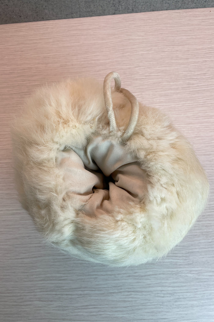 Vintage Cream Fur Muff image 2