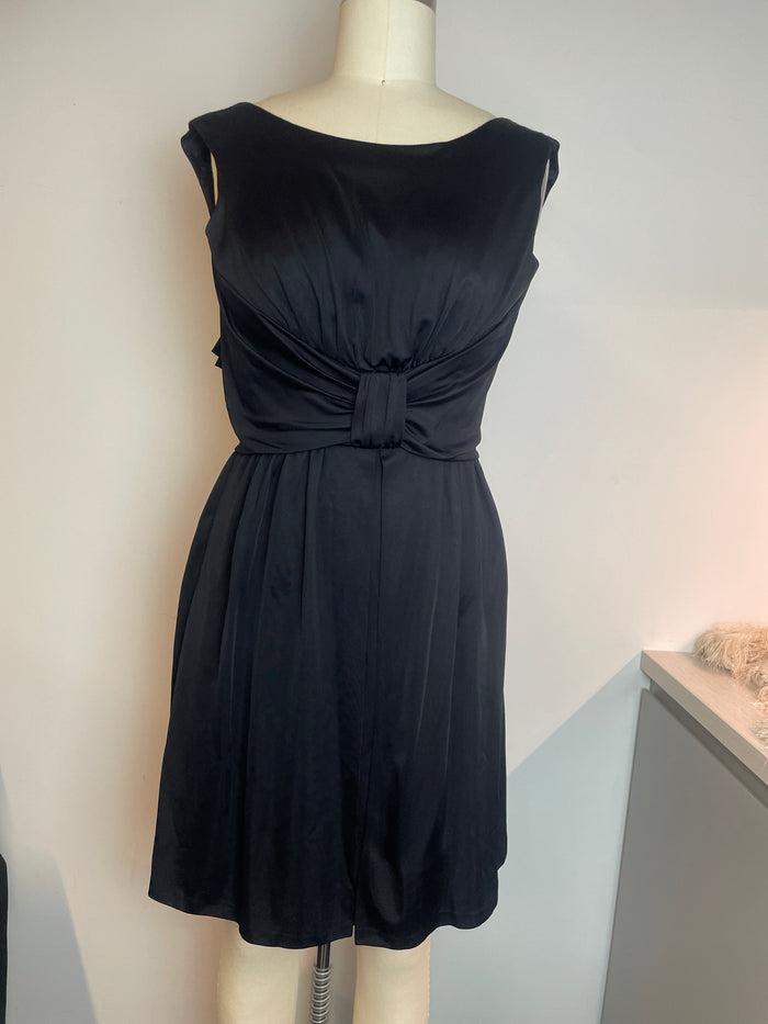 Vintage Kitty Copeland Black Bow Mini Dress image 2