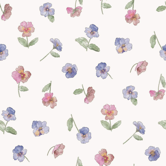 Violet Flowers - Family Fabrics B.V.
