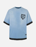 Washed 2-in-1 Oversized T-shirt