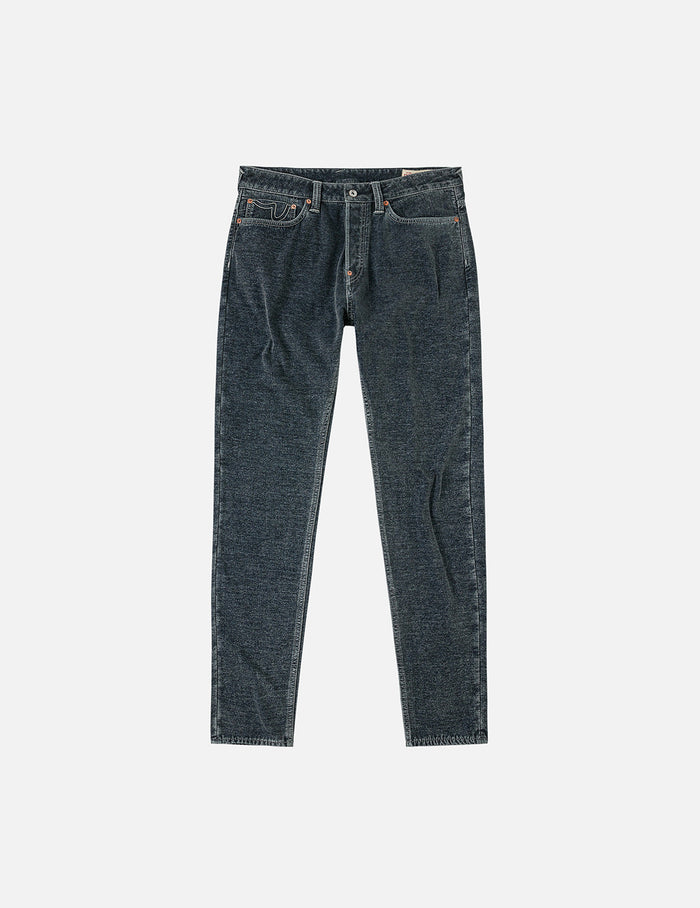 Washed Emboss Rivet Seagull Taper Fit Jeans #2017