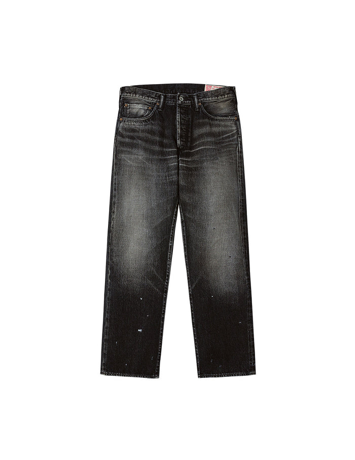 Washed Seagull Print Regular Fit Jeans