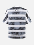 Washed Tie-Dye Stripe Loose Fit T-shirt