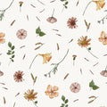 Watercolor Flowers OffWhite - Family Fabrics B.V.