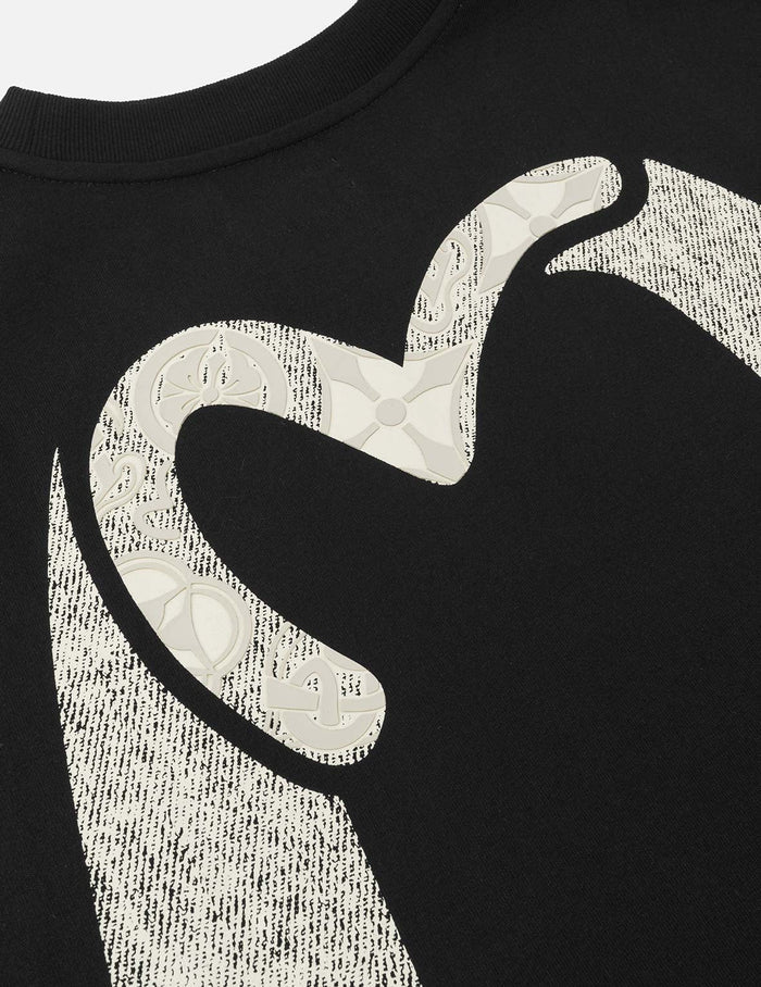 Weathered Seagull Daicock Print Regular Fit T-shirt