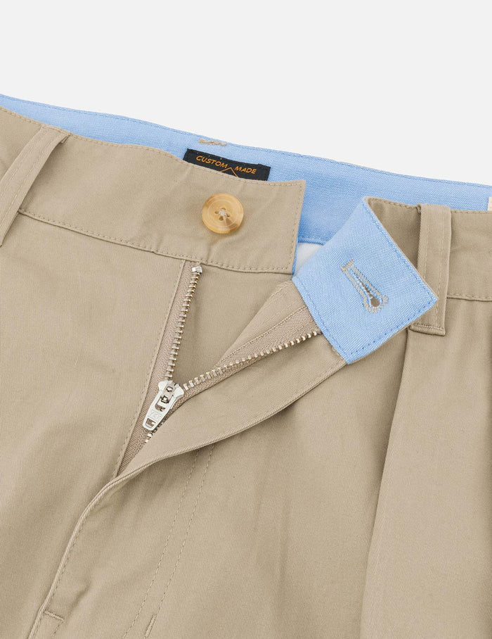 Wheel of Wisdom and Logo Embroidery Taper Chino