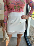 White Augusta Skirt - Amor Lafayette