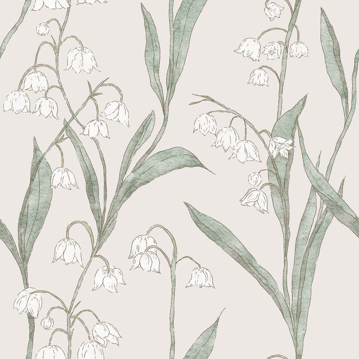 White Flowers Lalia - Family Fabrics B.V.