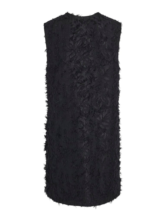 Wilma Sleeveless Mini Dress (Black Beauty)