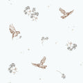 Wings and Petal Azure - Family Fabrics B.V.