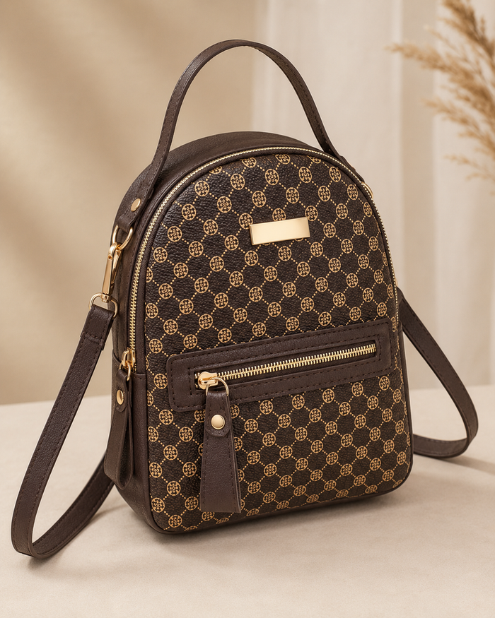 Women’s Brown Monogram Mini Backpack