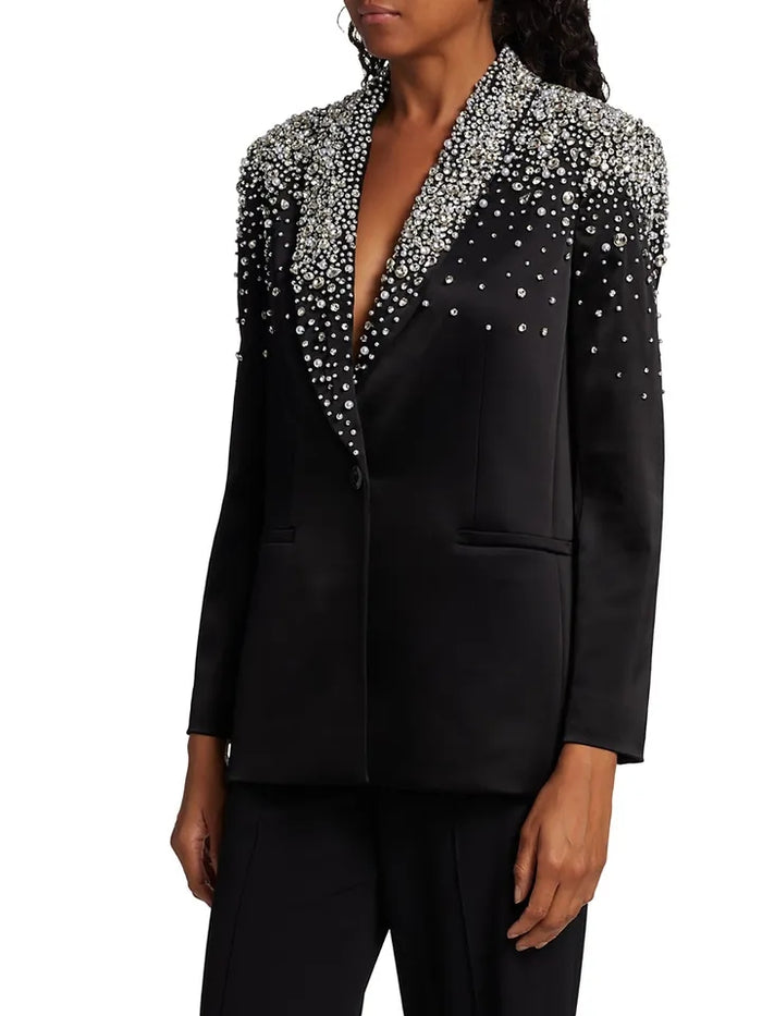 Women's Crystal Beading 2 Pieces Suit - Envious Designs