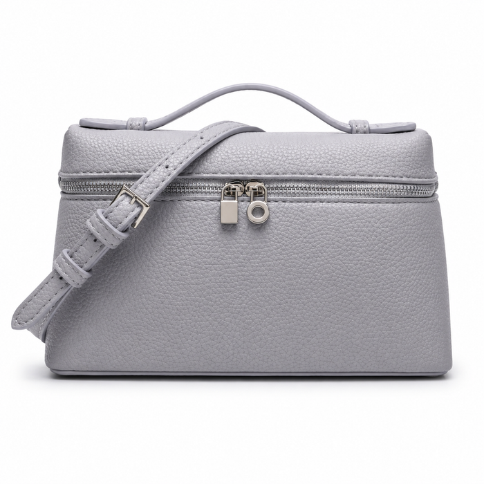 Women’s Grey Box Crossbody Bag