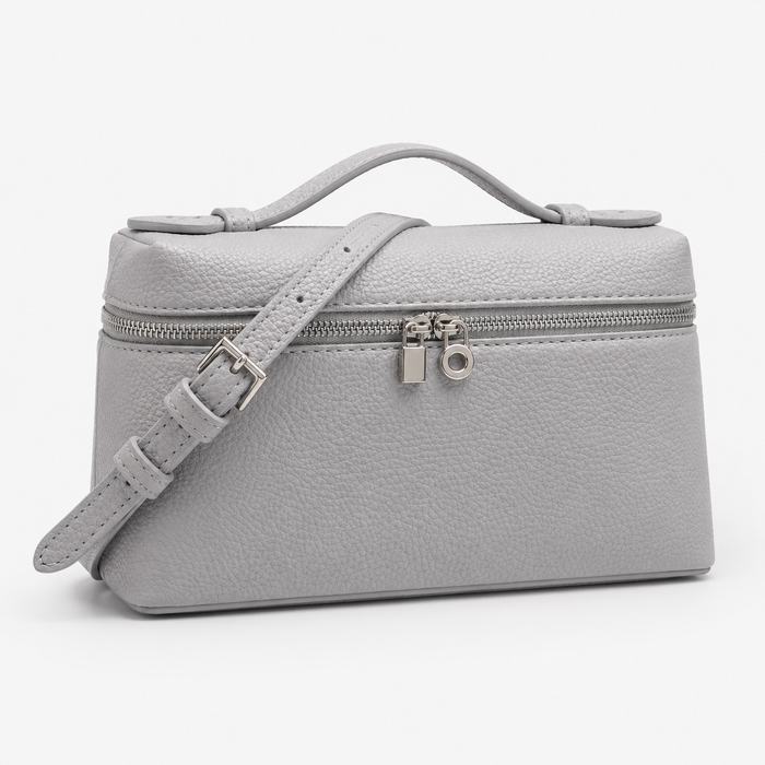 Women’s Grey Box Crossbody Bag