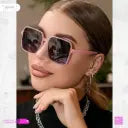 Rose-Black Lens