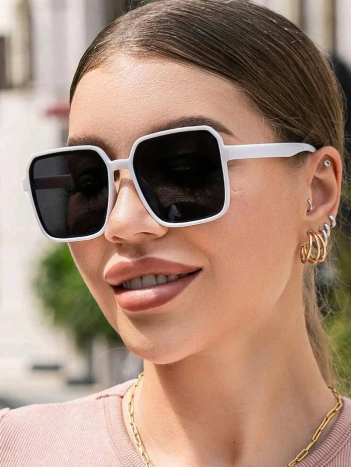 Women's Sunglasses â€“ Modern Design with Square Frame and Tinted Lenses, Availabl