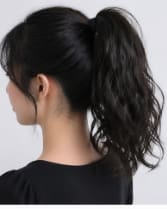 Women’s Wavy Synthetic Hair Piece – Dark Brown Black Clip In Hair Extension – Natural Volume Hair Accessory
