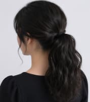 Women’s Wavy Synthetic Hair Piece – Dark Brown Black Clip In Hair Extension – Natural Volume Hair Accessory