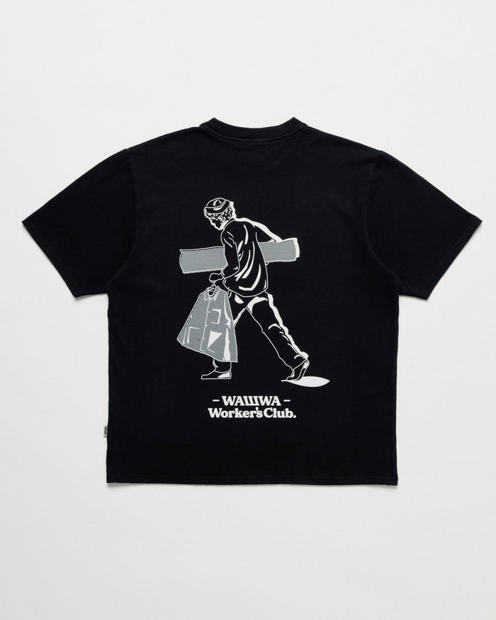 Workers Logo Stride T-Shirt - Black
