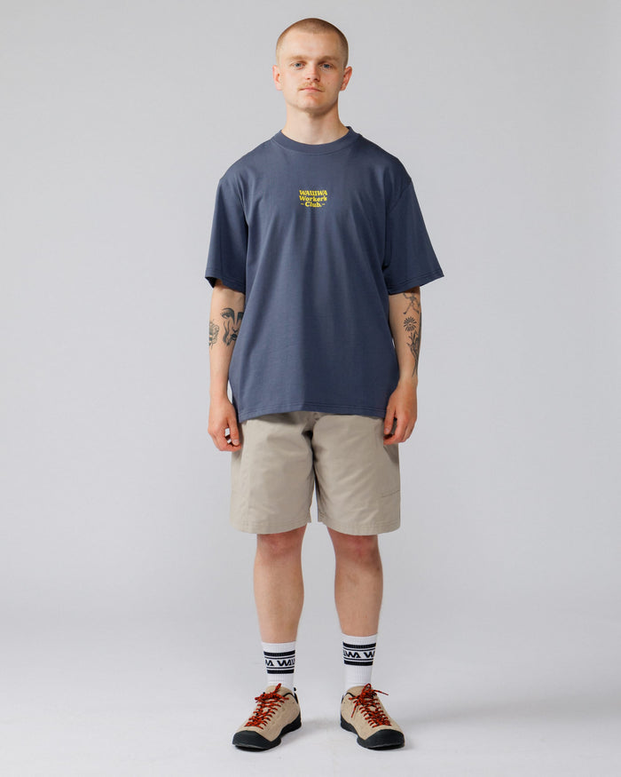 Workers Logo Stride T-Shirt - Washed Blue