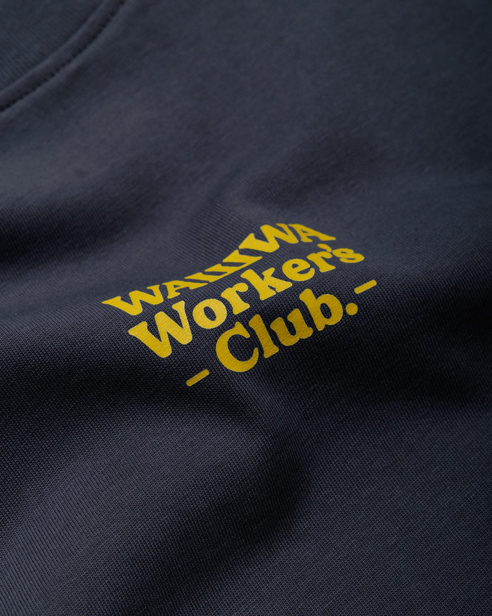 Workers Logo Stride T-Shirt - Washed Blue