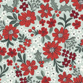 Xmas Floral Grace Light Green - Family Fabrics B.V.
