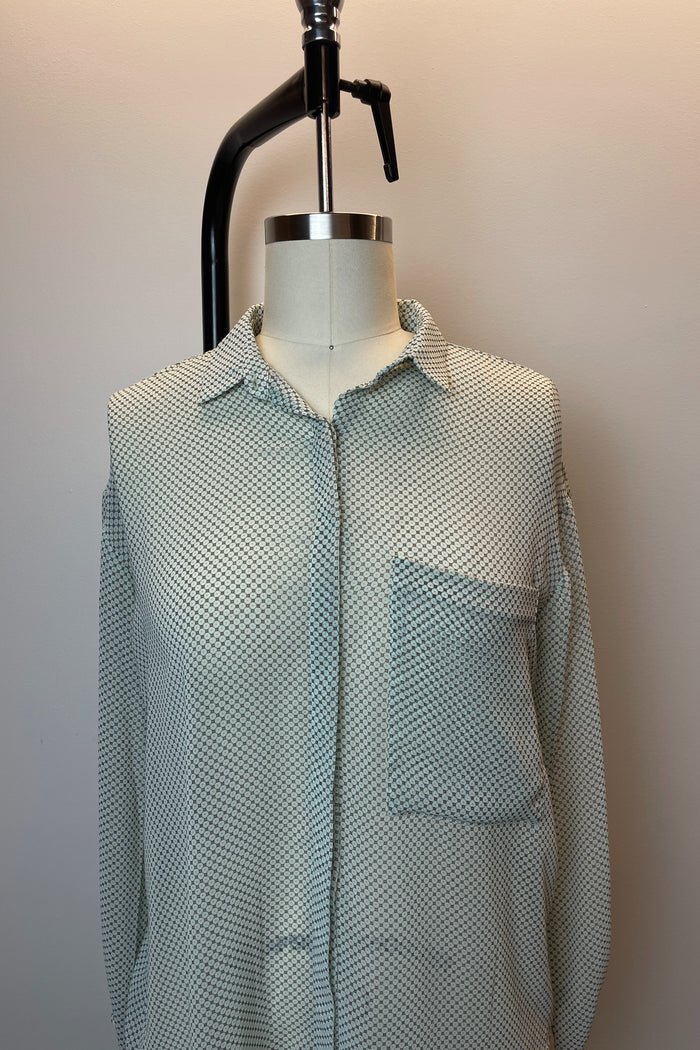 Zara Patterned Collared Shirt image 4