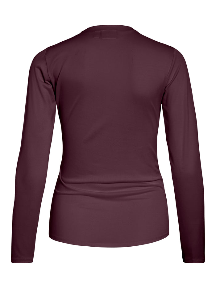 Zura Funnel Neck Top (Fig)